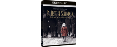 Amazon: Blu-ray 4K UHD La Liste de Schindler à 12.51€ (au lieu de 14.99€)