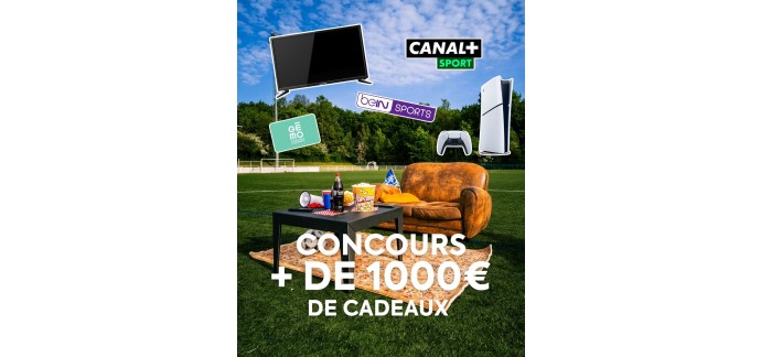 GÉMO: 1 TV + abonnement CANAL+ SPORT 6 mois + PS5 + carte cadeau 50€ à gagner