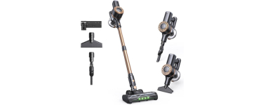 JoyBuy: Aspirateur sans fil Lubluelu P2 - 30 kPa, brosse anti-emmêlement à 53,99€ (au lieu de 119,99€)