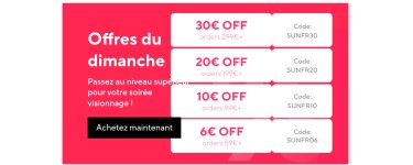 AliExpress: Jusqu'à 30€ de réduction dès 299€ d'achat