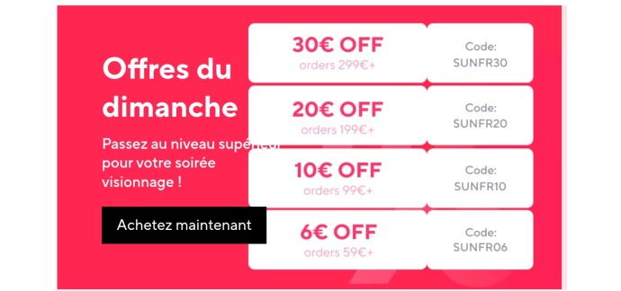 AliExpress: Jusqu'à 30€ de réduction dès 299€ d'achat