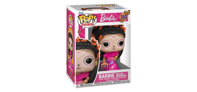 Amazon: Funko Pop Barbie Dia de Los Muertos (Figurine) à 6,99€ (au lieu de 16,00€)