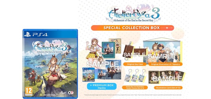 Amazon: Atelier Ryza 3 Special Collection Box (PS4) à 159,28€ (au lieu de 189,99€)