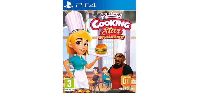 Amazon: My Universe Cooking Star Restaurant (PS4) à 18,12€ (au lieu de 39,99€)