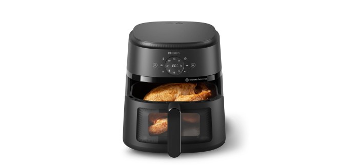 Amazon: Friteuse Airfryer Philips Série 2000 - 6.2L à 63,75€ (au lieu de 75,70€)