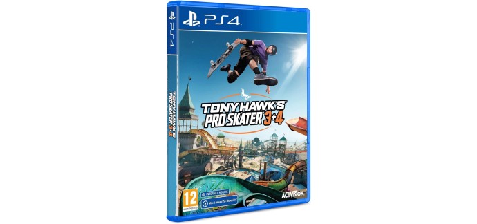 Amazon: Tony Hawk's Pro Skater 3 + 4 sur PS4 à 21,99€ (au lieu de 38,56€)