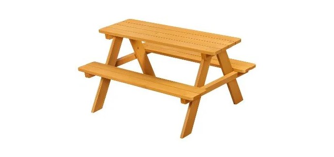 LIDL: Table-bancs enfant LIVARNO à 24.99€ (au lieu de 29.99€)