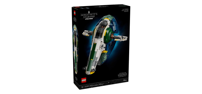Fnac: LEGO Star Wars UCS Vaisseau Firespray Jango Fett (75409) à 239,99€ (au lieu de 299,99€)