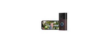Amazon: Sonnette vidéo sans fil Ring - Bronze Vénitien à 39,99€ (au lieu de 99,99€)