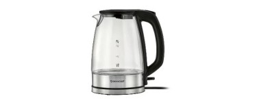 LIDL: Bouilloire en verre SILVERCREST - 1,7L, 3000W à 14.99€ (au lieu de 21.99€)