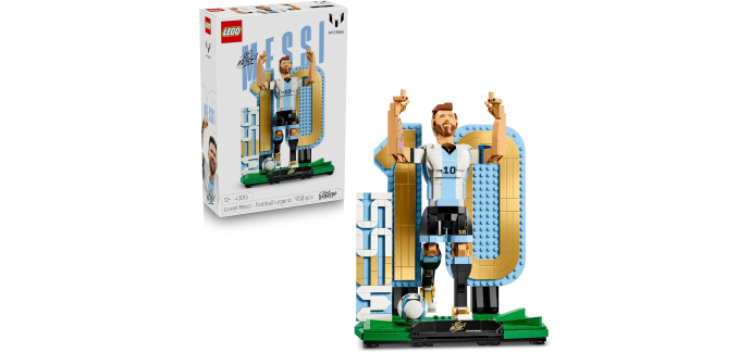 Amazon: LEGO 43015 Lionel Messi Légende du Foot (PS5) à 59,99€ (au lieu de 79,99€)
