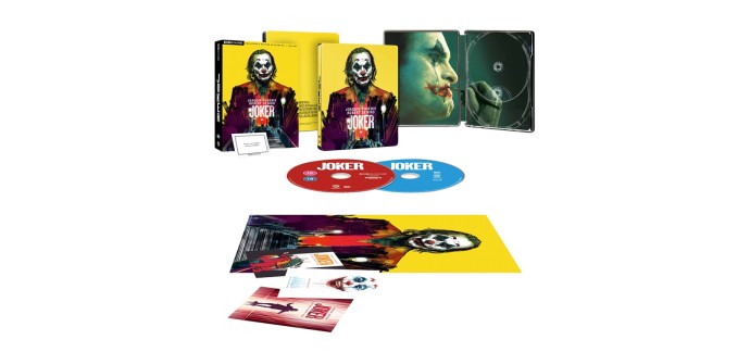 Amazon: Joker 4K Steelbook Alternatif (2024) à 25,07€ (au lieu de 45,14€)