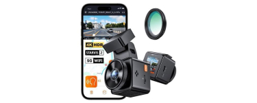 Cdiscount: VANTRUE Element-1 PRO Dashcam 4K - WiFi, GPS, contrôle vocal à 109,99€ (au lieu de 199,99€)