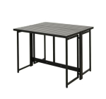 Cdiscount: Table de jardin FERRET pliante métal noir 98x80x72 cm 4 personnes à 99,99€ (au lieu de 139,99€)