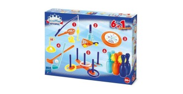 Cdiscount: Coffret sport 6 en 1 ECOIFFIER - Jeux de sport pour enfant d&egrave;s 18 mois &agrave; 14,99&euro; (au lieu de 21,99&euro;)