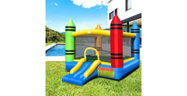 Cdiscount: Ch&acirc;teau Gonflable COSTWAY avec Toboggan - Aire de Jeux pour Enfants &agrave; 129,99&euro; (au lieu de 147,99&euro;)