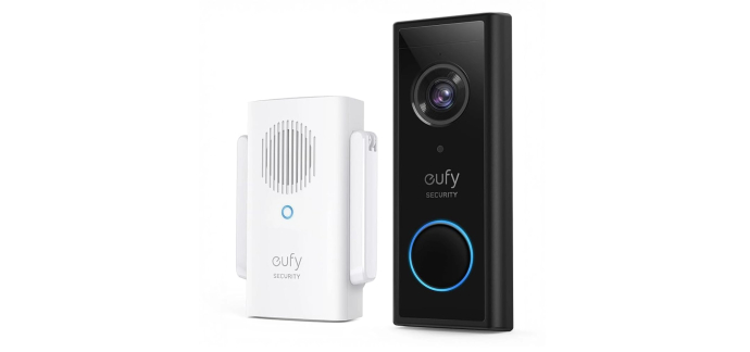 Amazon: Sonnette vidéo sans fil eufy Security - 2K avec carillon à 75,99€ (au lieu de 113,69€)