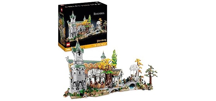 Amazon: LEGO® Le Seigneur des Anneaux  Fondcombe (10316) à 473,99€ (au lieu de 499,99€)