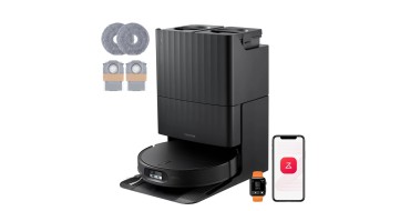 Amazon: Robot aspirateur laveur Roborock Qrevo Edge 2 Set - 25 000 Pa, ultra-mince 7,98 cm, lavage 80&deg;C &agrave; 59
