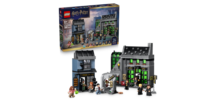 Amazon: LEGO® Harry Potter Les Boutiques Magiques de l’Allée des Embrumes (76471) à 69,5€