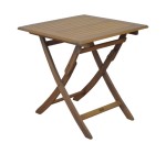 JoyBuy: PROLOISIRS Table carrée Sophie - 70 cm à 79,90€ (au lieu de 153,90€)