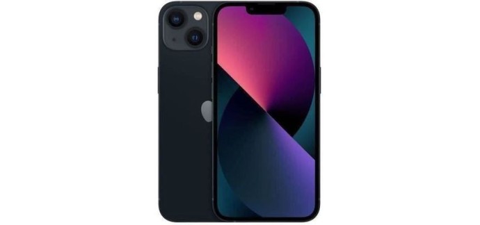 Cdiscount: APPLE iPhone 13 128 Go Midnight (2021) - Reconditionné Excellent état à 239,79€ (au lieu de 269,99€)