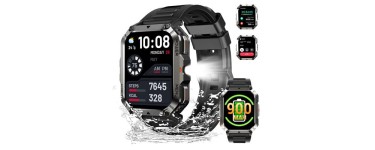 Cdiscount: Blackview Montre Connectée Homme - 2.01" HD, Appel Bluetooth, 900mAh à 29,99€ (au lieu de 34,99€)