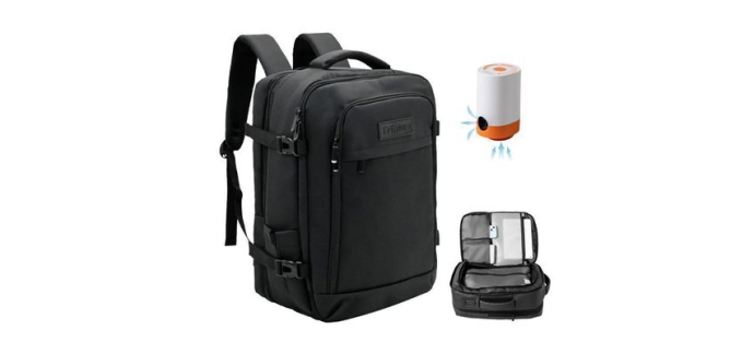 Cdiscount: Sac de voyage à compression sous vide 35L - 47x33x20 cm - Multipoches à 45,99€ (au lieu de 99,98€)