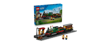 Amazon: LEGO® City Le train à vapeur rétro (60511) à 63,9€ (au lieu de 78,96€)
