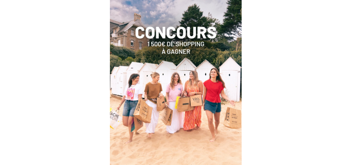 Bonobo Jeans: 3 cartes cadeaux de 500€ valables chez Cache Cache, Bonobo, Bréal ou Vib's à gagner