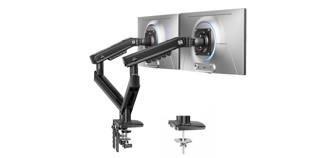 Amazon: Support double écran Huanuo FlowLift Pro 13–32" à 32,99€ (au lieu de 59,99€)