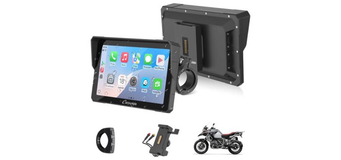 JoyBuy: Écran CARPURIDE W702S Pro Moto Carplay 7" avec support BM05 à 219,98€ (au lieu de 279,99€)