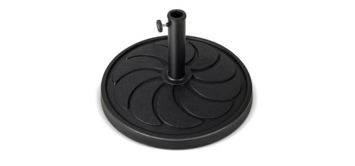 Cdiscount: Pied de Parasol Rond COSTWAY 18 KG pour Mat Ø 38/48 mm à 36,99€ (au lieu de 69,99€)