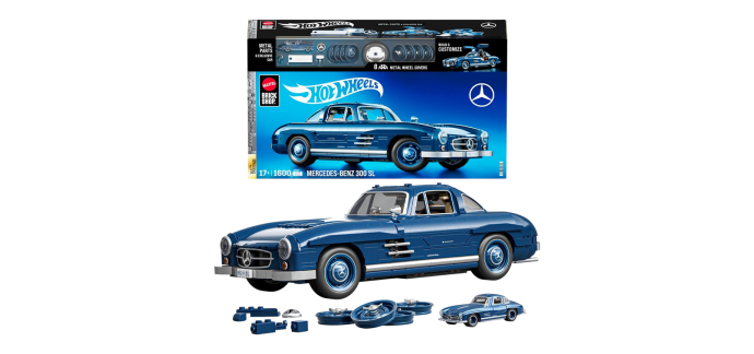 Amazon: Mattel Brick Shop Mercedes-Benz 300 SL (Coffret Briques) à 104,49€ (au lieu de 139,99€)