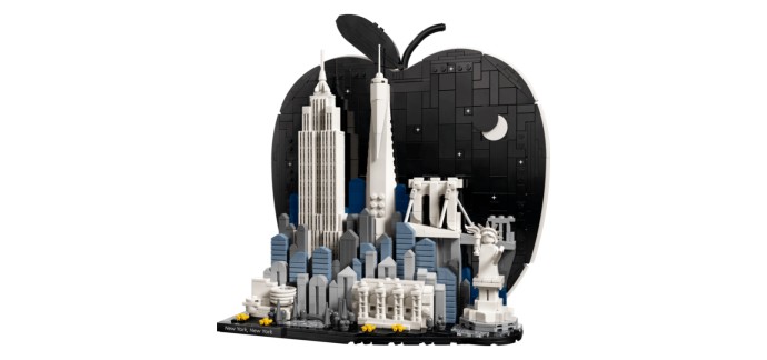 Amazon: LEGO Architecture New York City (21066) à 116,50€ (au lieu de 139,99€)