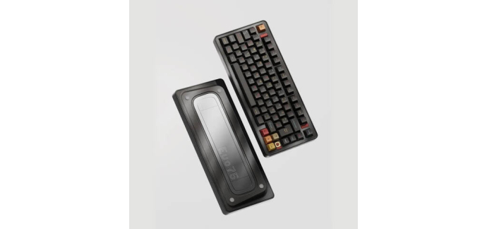 JoyBuy: Clavier mécanique custom Ticktype EVO75 - Tri-mode, aluminium, hot-swap, VIA, switchs Rye, 8000mAh à