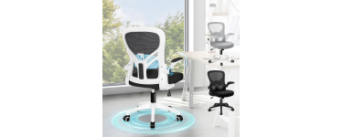 Amazon: Fauteuil de bureau Alfordson en maille avec soutien lombaire à 29,49€