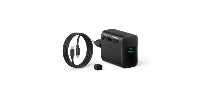 Amazon: [Prime] Chargeur secteur Anker - USB-C 45W, câble 100W 1,5m inclus (Pack de 2 à 25,99€)