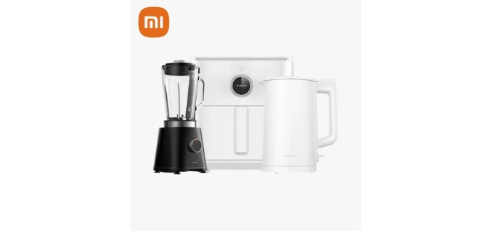 Xiaomi: Bundle Cuisine facile Air Fryer 6.5L + Bouilloire + Blender à 129,99€ (au lieu de 178,98€)