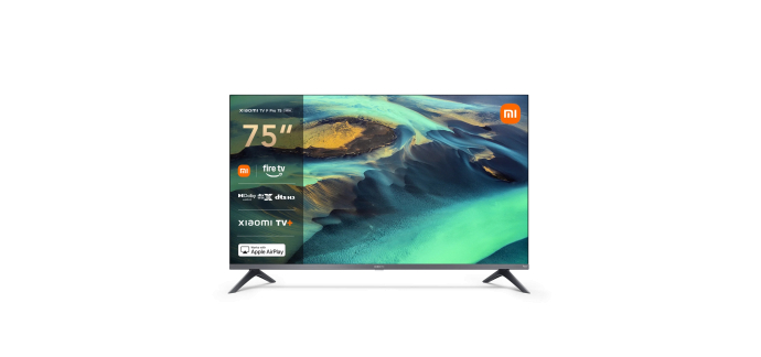 Xiaomi: TV Xiaomi 75" F Pro 2026 - QLED 4K, Fire TV à 549,99€ (au lieu de 999,99€)