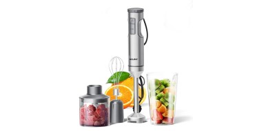 JoyBuy: Pr&eacute;commande Mixeur plongeant 4-en-1 1200W acier inoxydable &agrave; 19,99&euro; (au lieu de 49,99&euro;)
