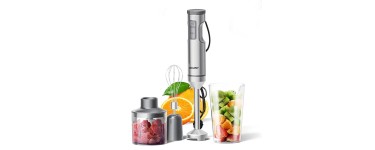 JoyBuy: Précommande Mixeur plongeant 4-en-1 1200W acier inoxydable à 19,99€ (au lieu de 49,99€)
