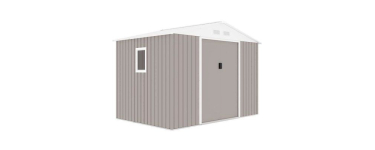 Cdiscount: Abri de jardin en métal 5,29 m² - 277 x 191 x 202 cm - VENUS à 249€ (au lieu de 379,99€)