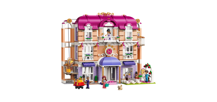 Amazon: LEGO 42704 Grand Hôtel de Heartlake City à 128,90€ (au lieu de 149,99€)