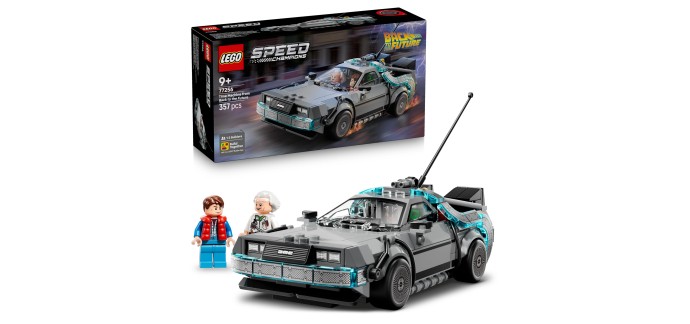 Amazon: LEGO® Speed Champions La Machine à Remonter le Temps (77256) à 18,99€