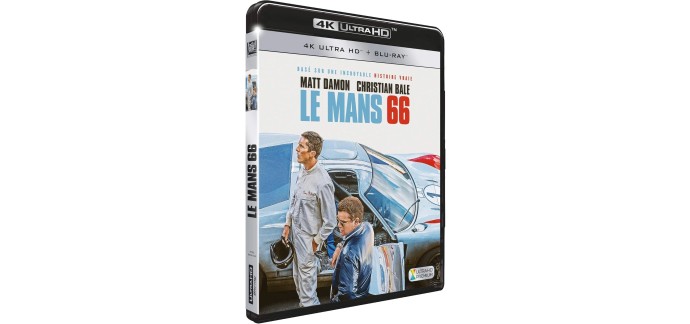 Amazon: Blu-ray 4K Le Mans 66 à 12,58€ (au lieu de 14,22€)