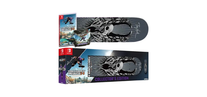 Micromania: Tony Hawk’s 3+4 Collector (Switch) à 19,99€ (au lieu de 129,99€)