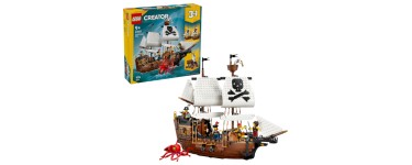 Amazon: LEGO 31387 Bateau Pirate Mythique (Jouet) à 92,55€ (au lieu de 99,99€)