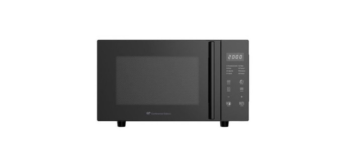 Cdiscount: Micro-ondes Continental Edison CEMO23FB - Flatbed, Grill, 23L, 1280W à 89,99€ (au lieu de 99,99€)