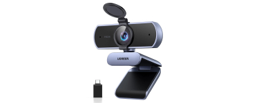 Amazon: Webcam PC UGREEN FineCam Lite 4K - Capteur 8 Mpx, Autofocus PDAF, Double Micro Antibruit à 29,32€